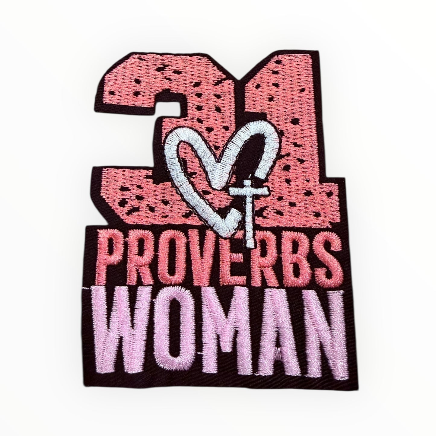 Proverbs 31 Woman Patch (pink)