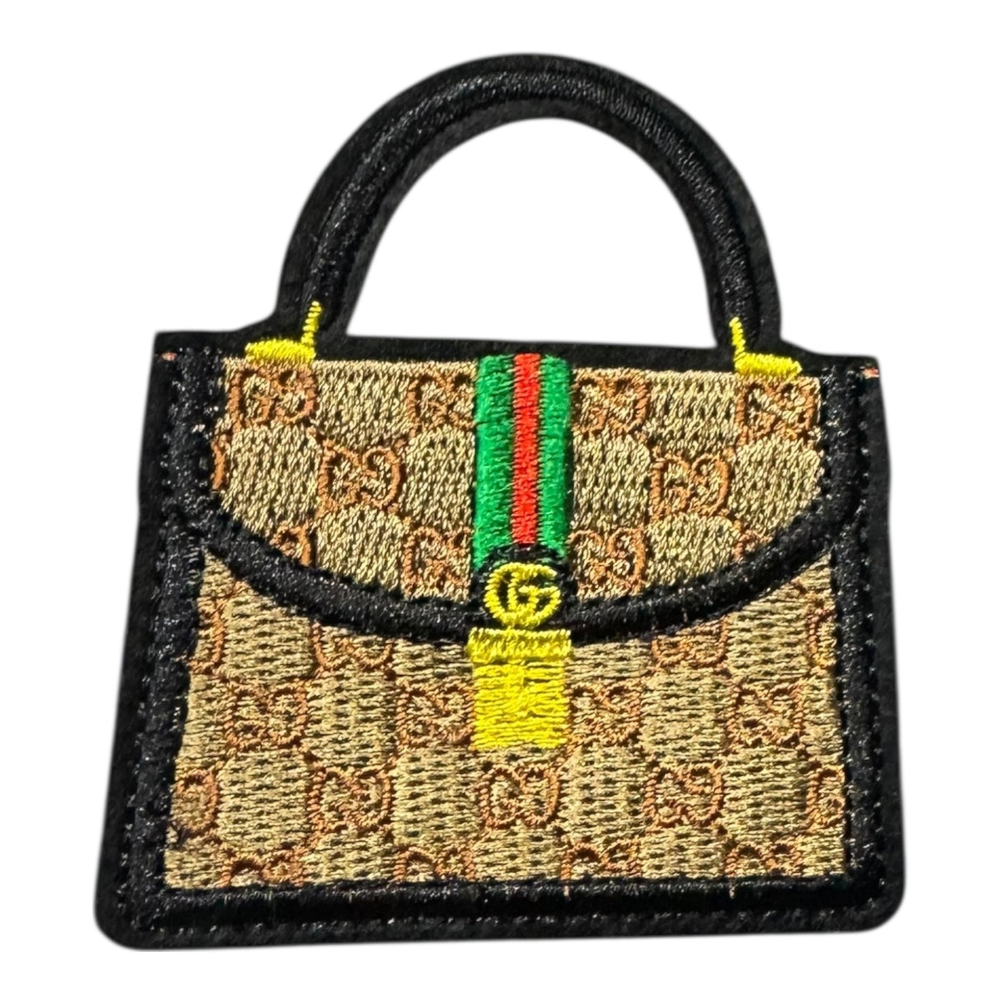 GG-INSPIRED BROWN SMALL HANDBAG