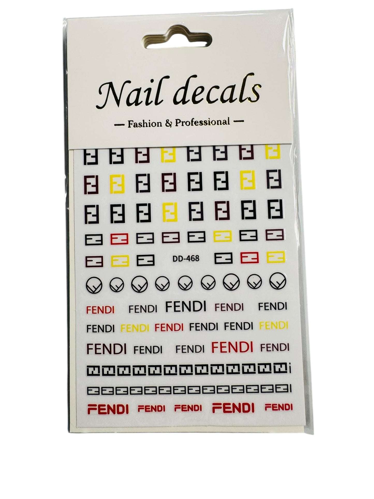 FF INSPIRED NAIL DECALS