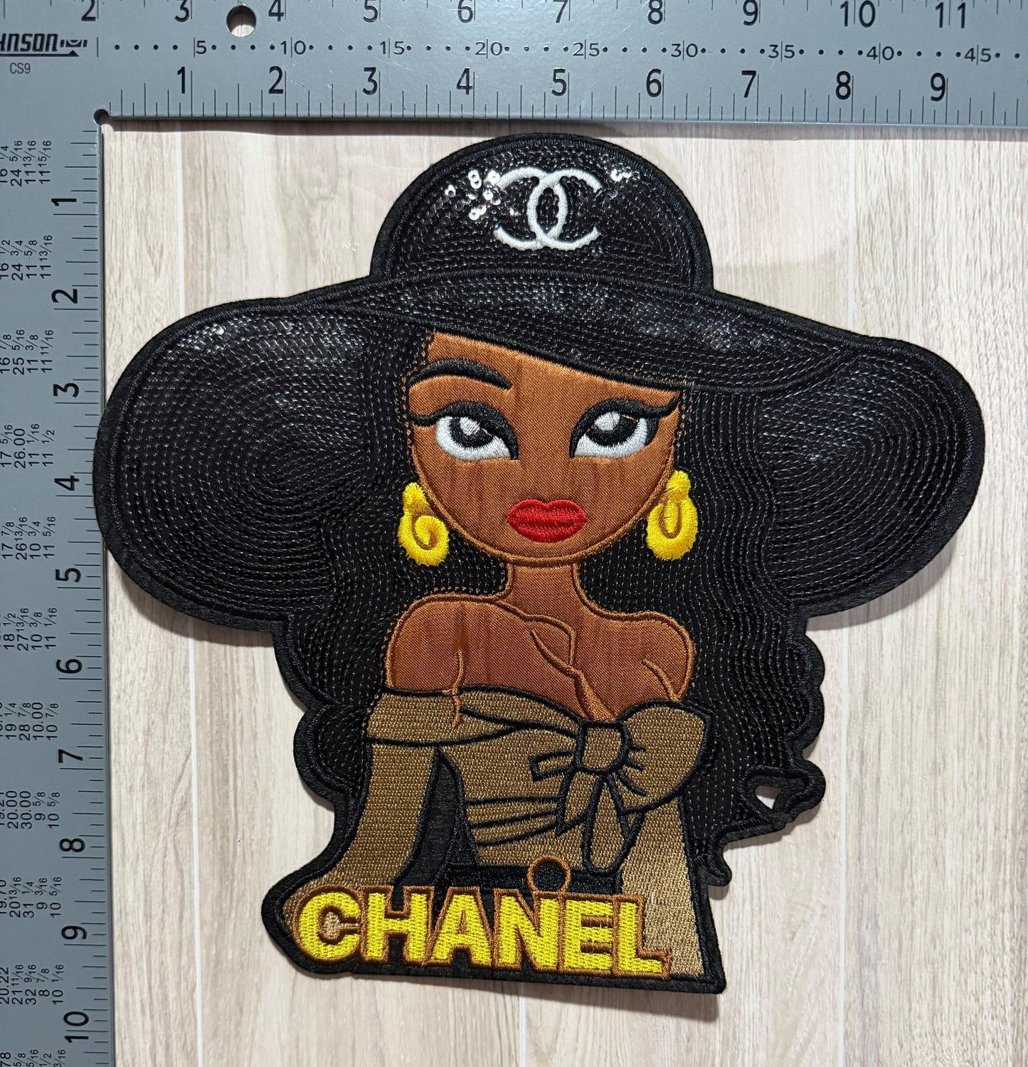 Classic CC fashion girl inspired patch