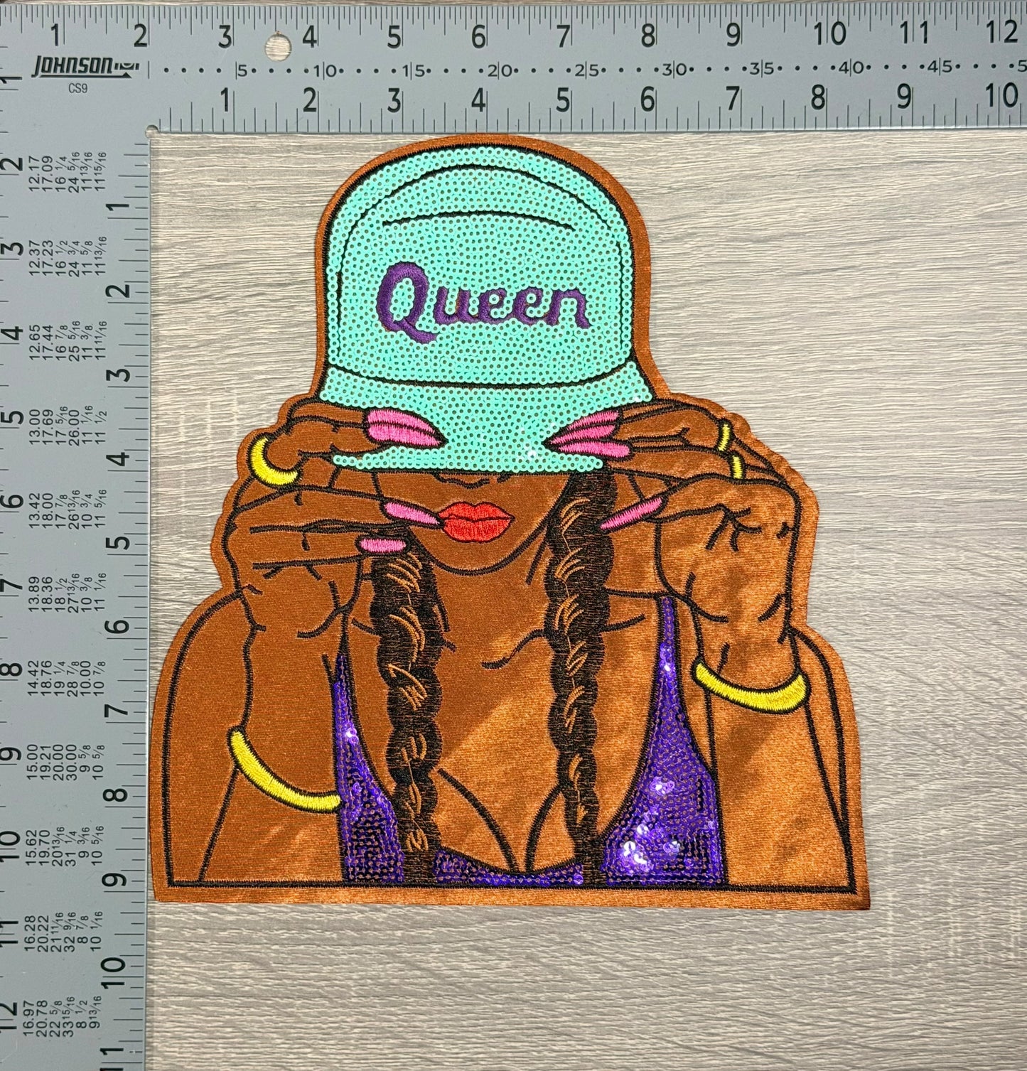 Queen Snapback Girl LARGE Patch