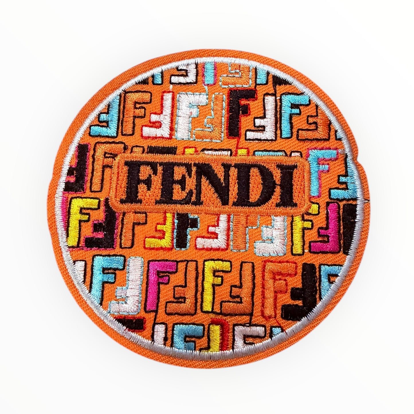 FF Inspired Logo Pattern Circle Patch
