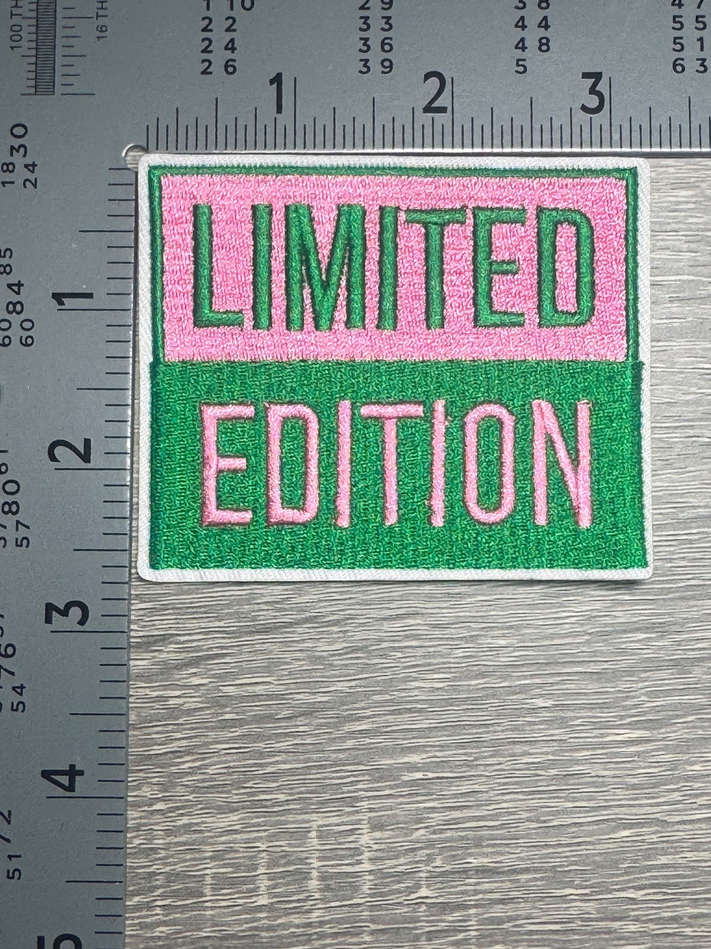 AKA Limited Edition Pink & Green Embroidered Patch