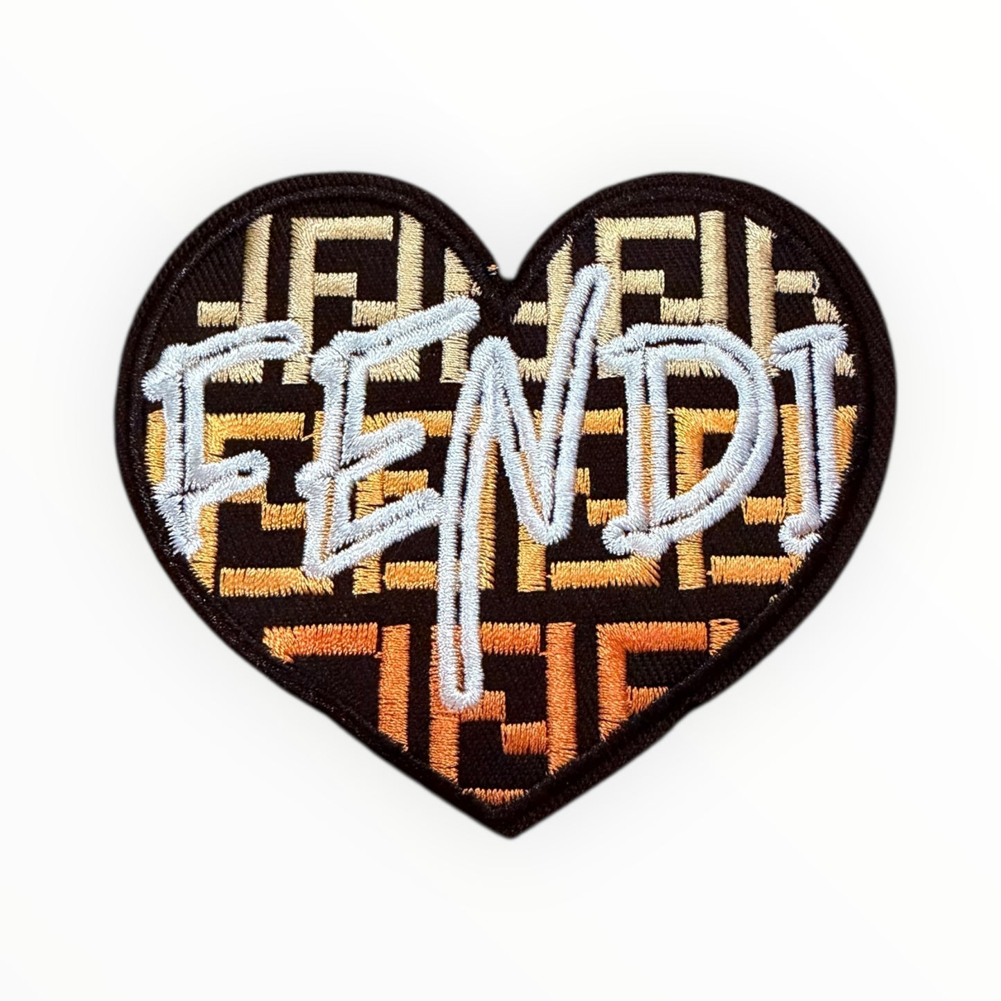 Ff Heart Designer-Inspired Patch