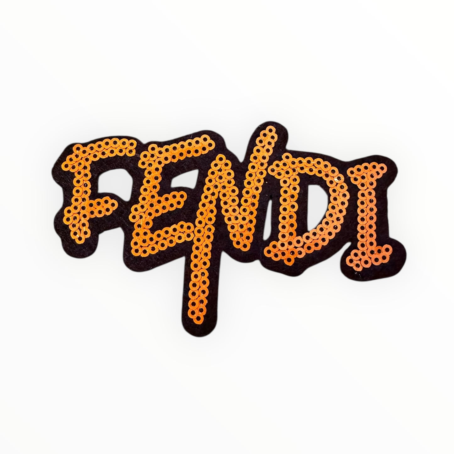 Ff Sequin-Style Script Patch