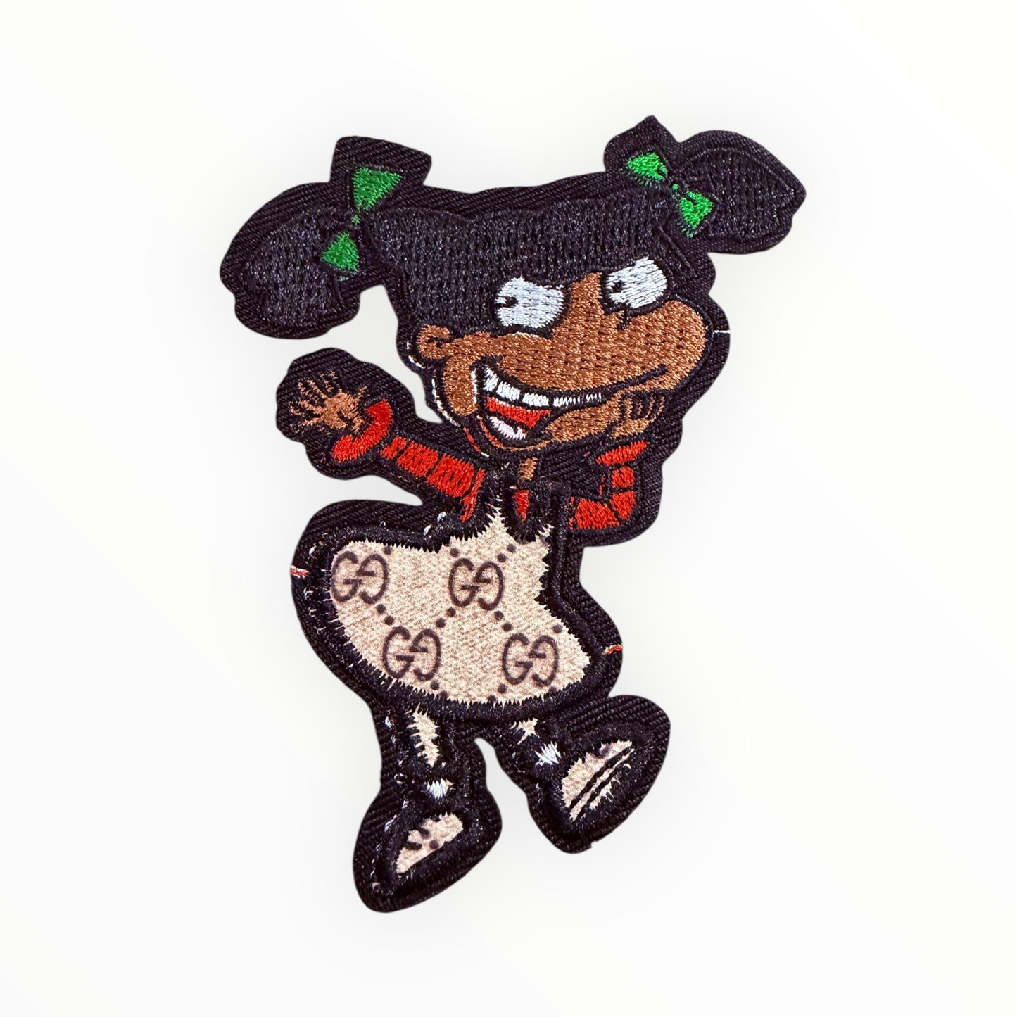 Fashion girl character luxury-inspired patch