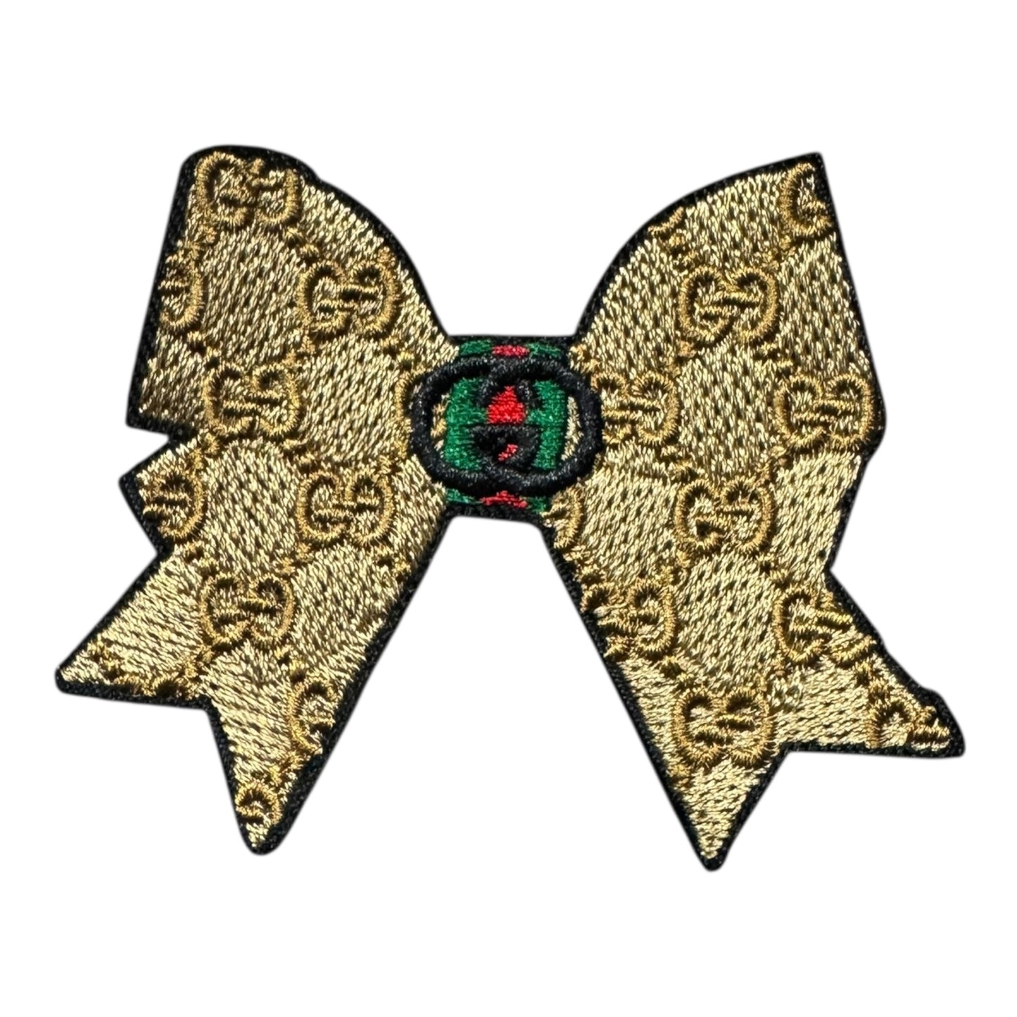 GG-INSPIRED BROWN GG BOW W/LOGO