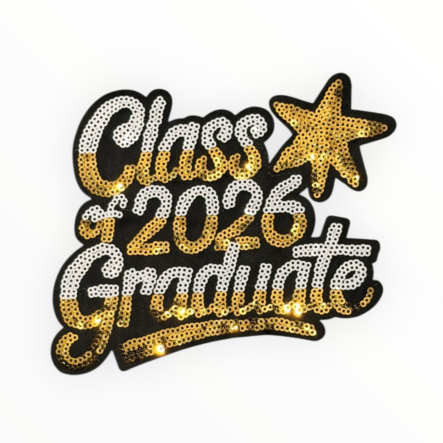 Class of 2026 Sequin Graduation MEDIUM SIZE Patch