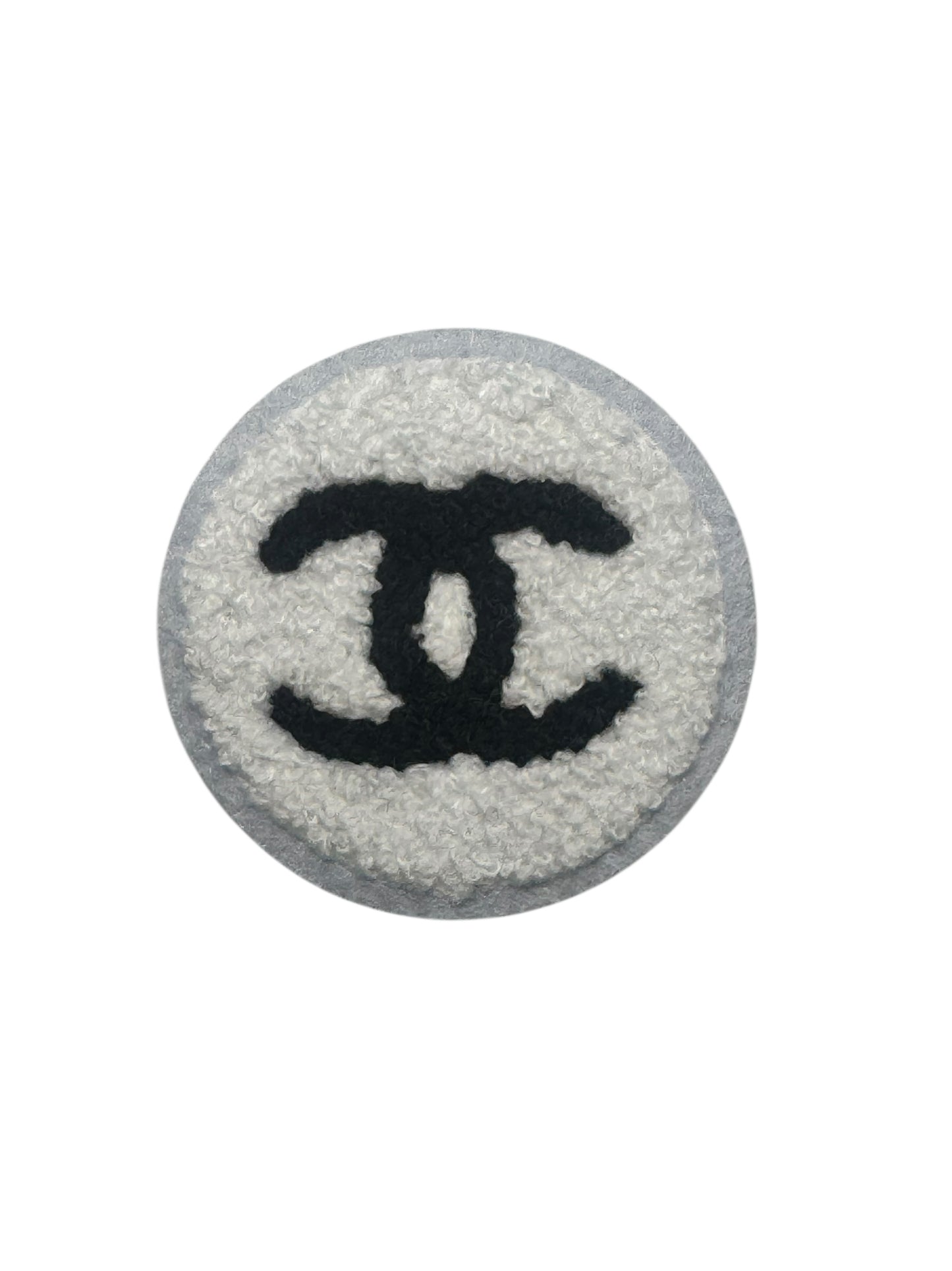 CC WHITE CHENILLE CIRCLE
