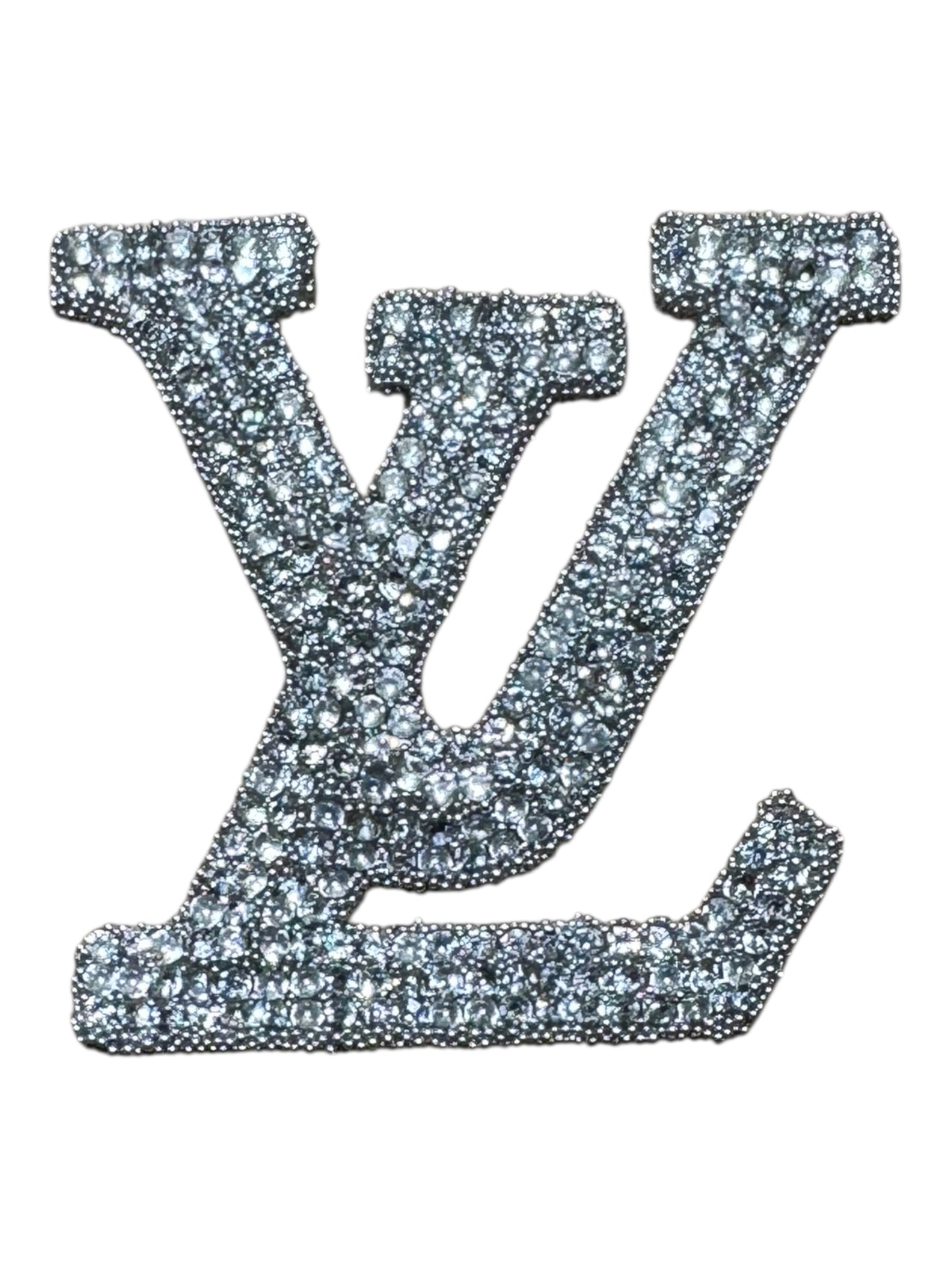 LV-INSPIRED SILVER STONE PATCH