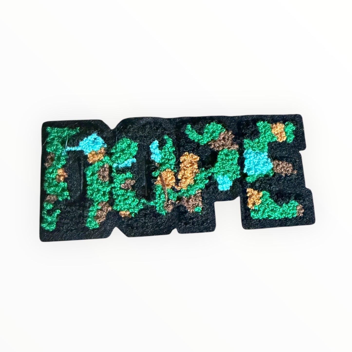 DOPE Camo chenille patch