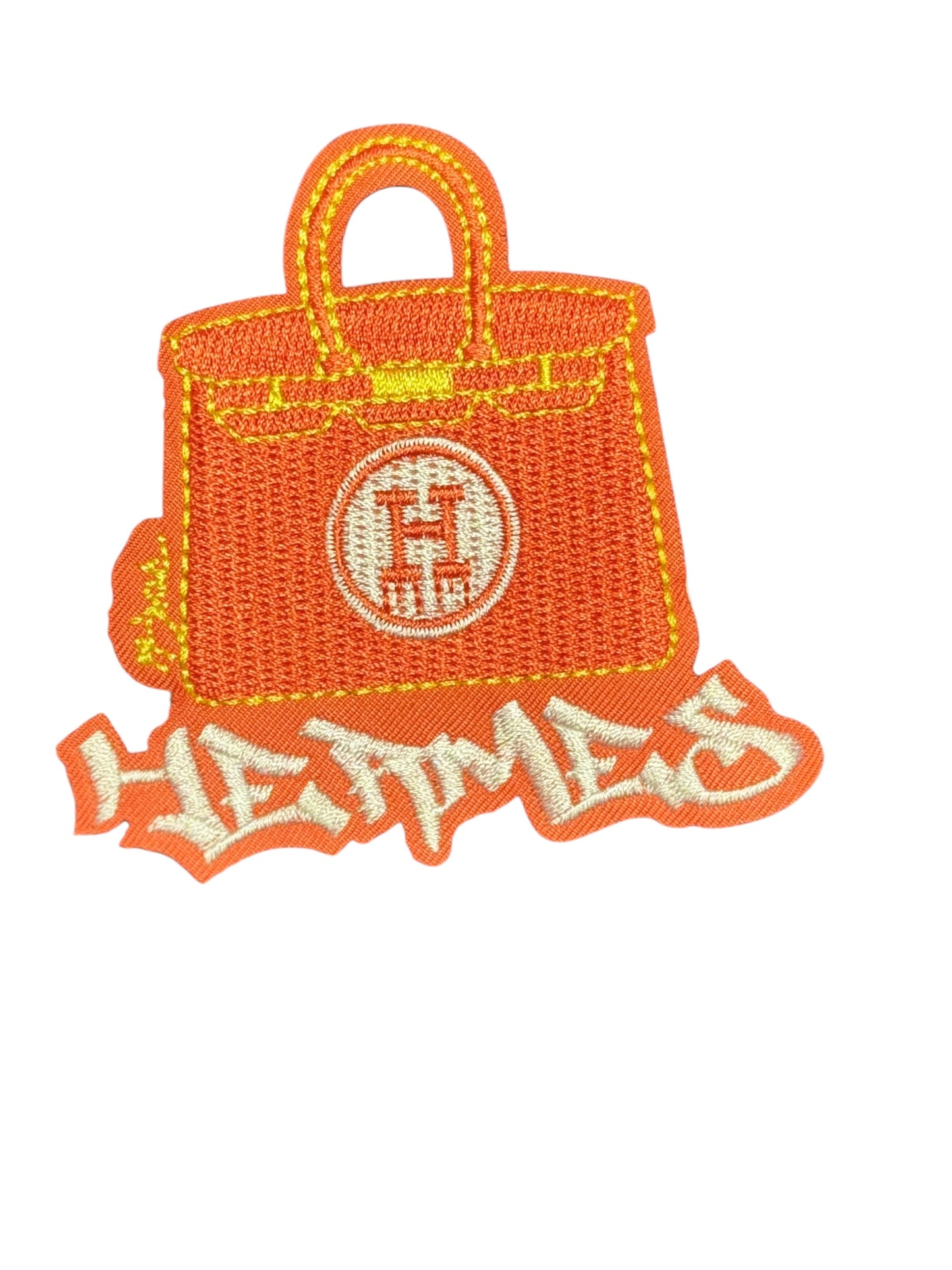 Hermes Purse with Words Patch