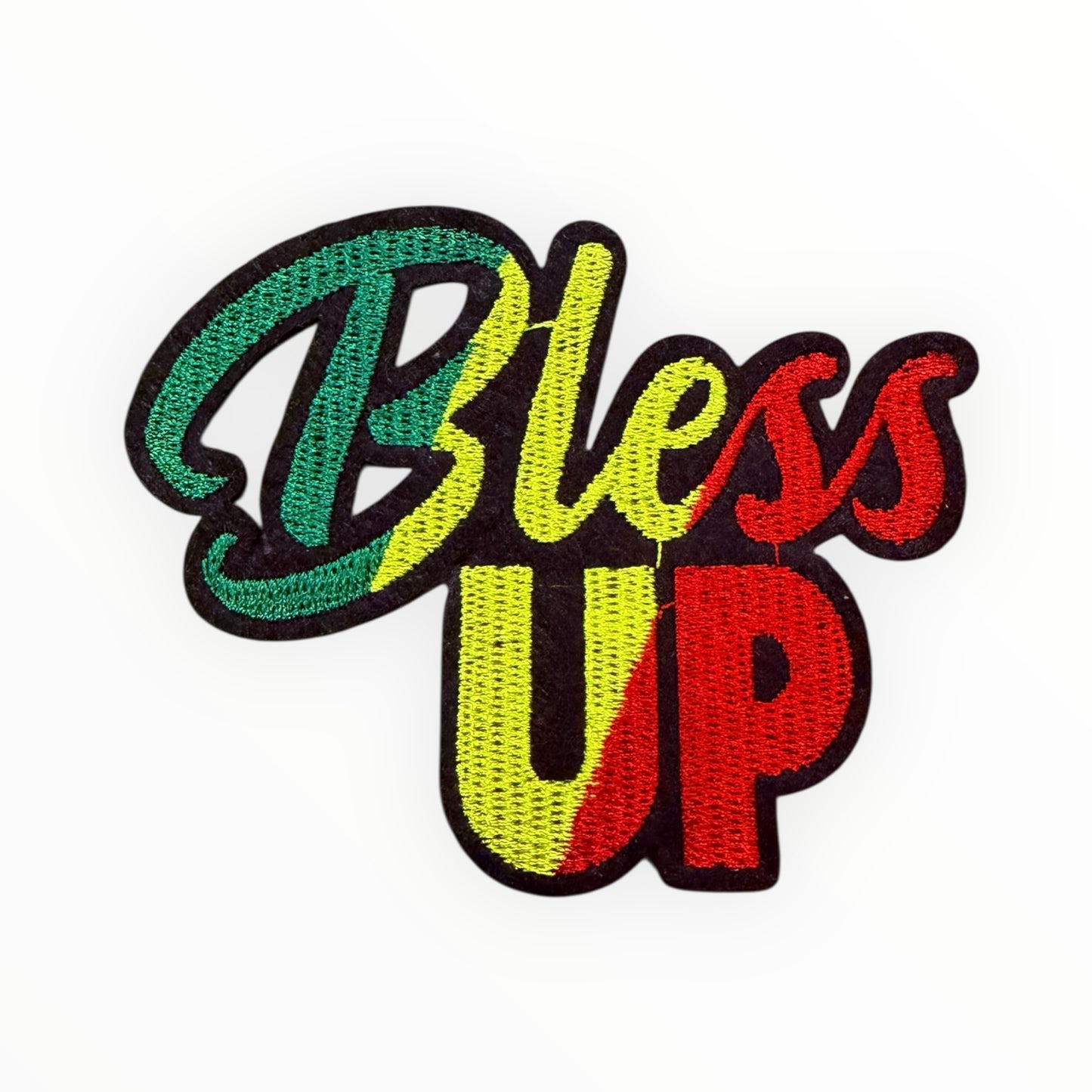Bless Up Embroidered Patch
