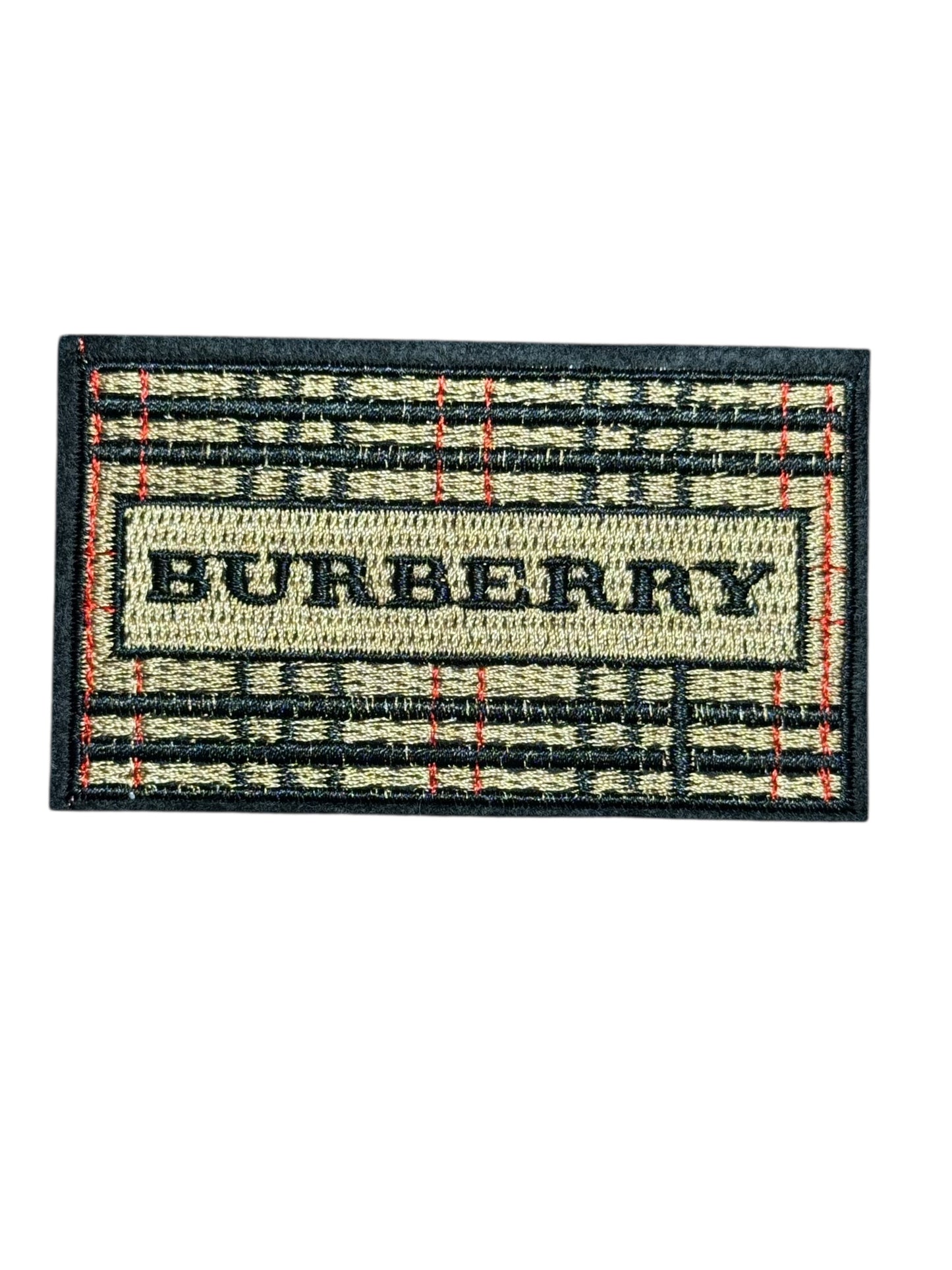 BB Luxury Plaid Woven Appliqué Patch