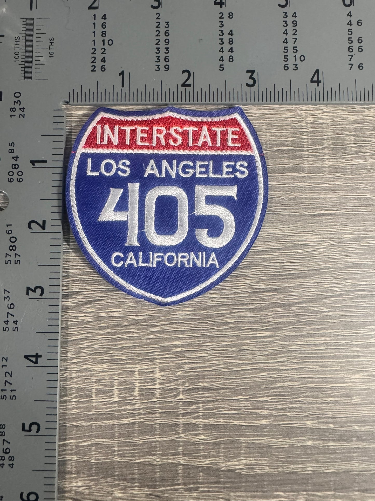 Interstate Los Angeles 405 Embroidered Highway Patch – California Road Sign