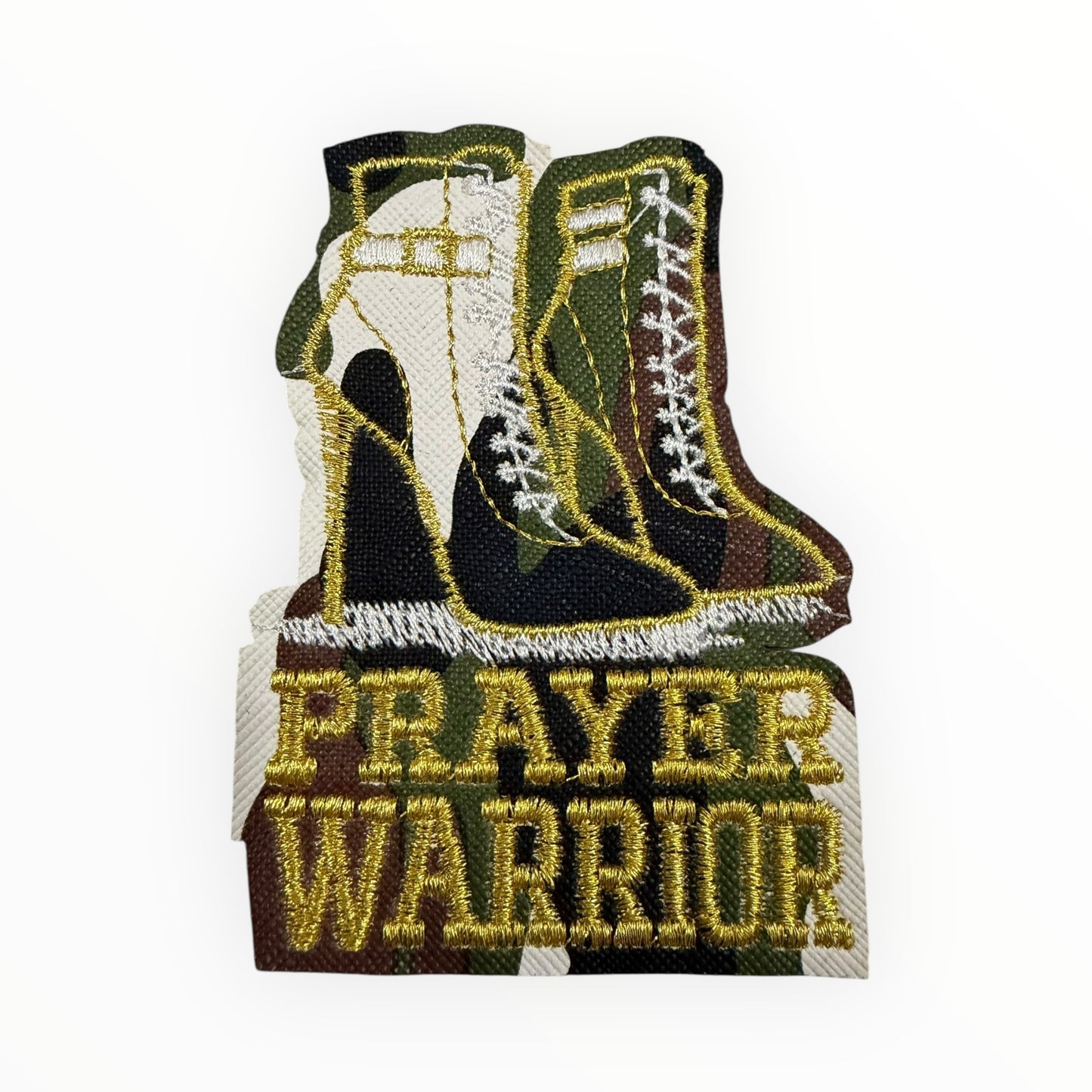 Prayer warrior camo patch