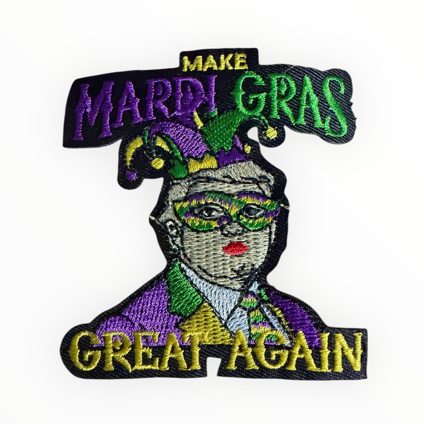 Make Mardi Gras great again patch