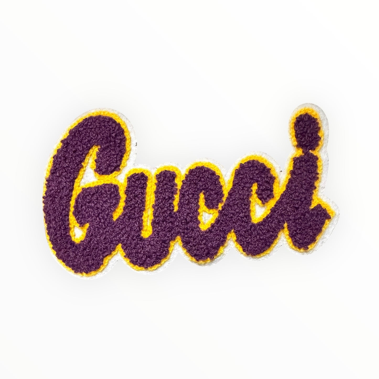 GG chenille letter patch