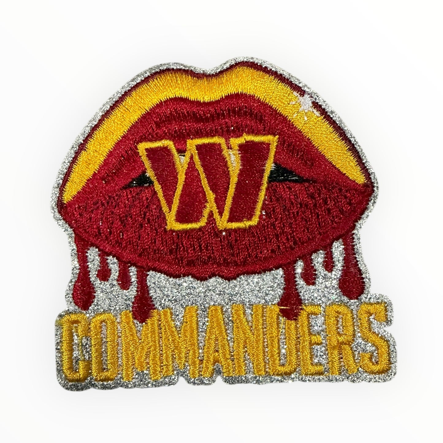 Commanders lips patch