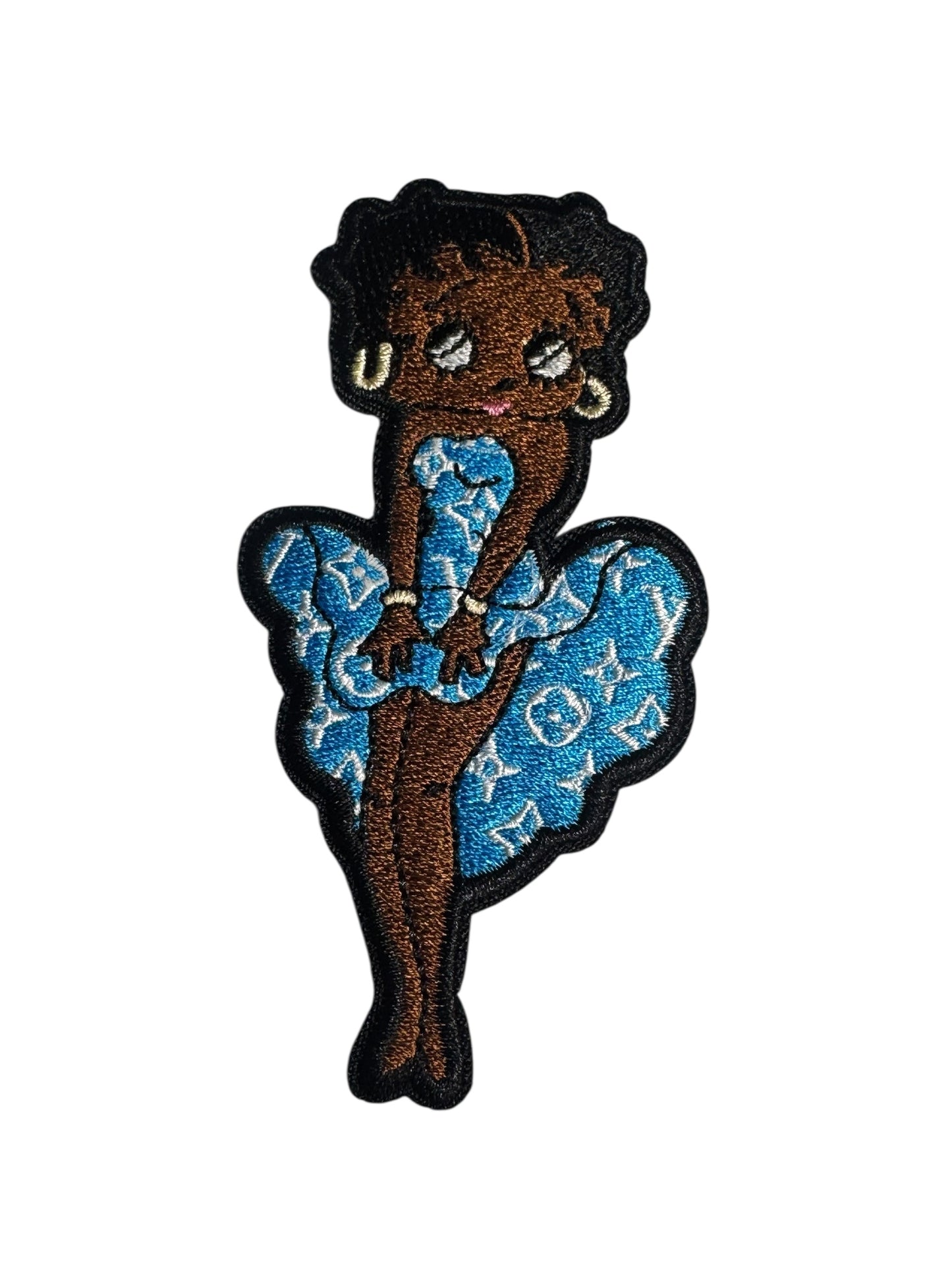 LV-INSPIRED LIGHT BLUE BETTY IN DRESS