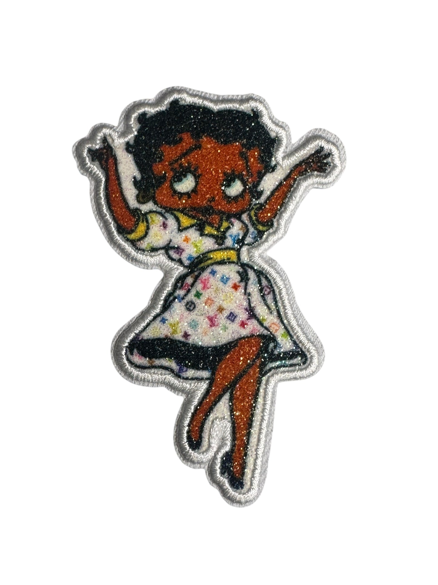 LV-INSPIRED GLITTER MULTI COLOR BETTY IN DRESS