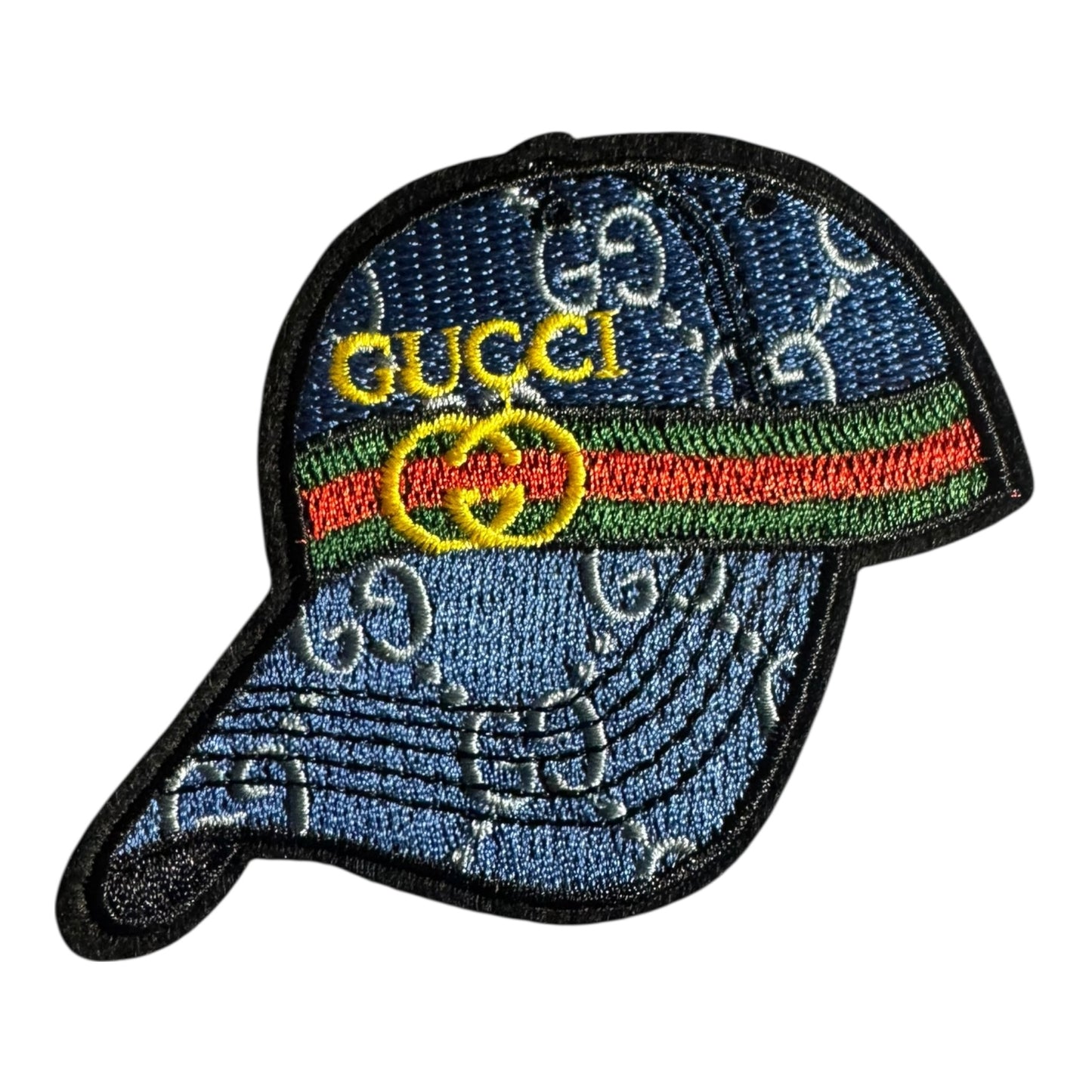 GG INSPIRED DENIM BASEBALL CAP