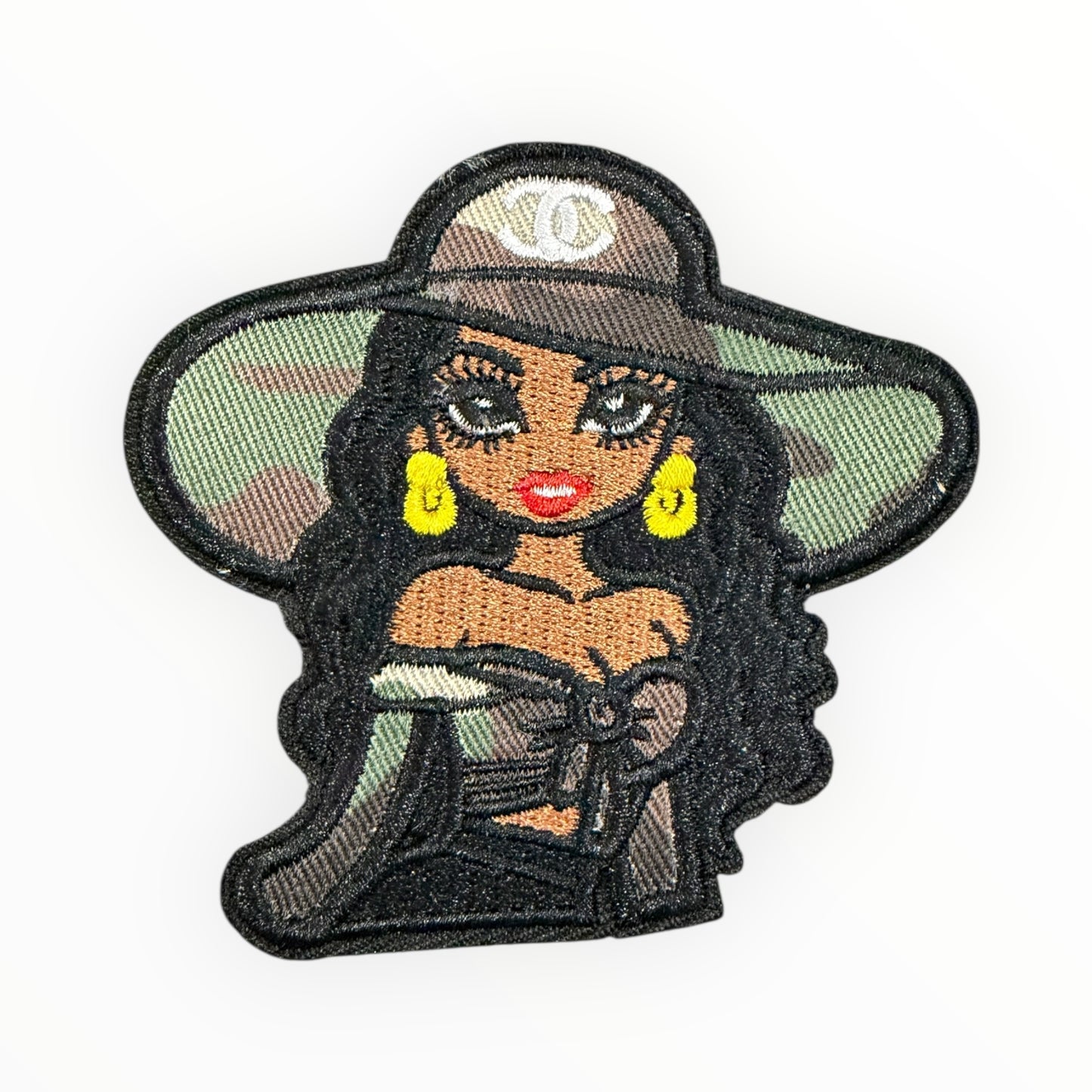 Camo fashion CC Lady patch