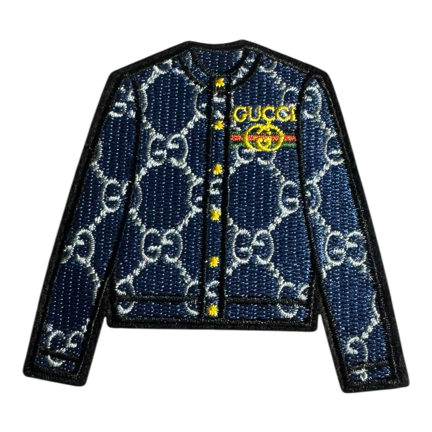 GG-INSPIRED DENIM JACKET