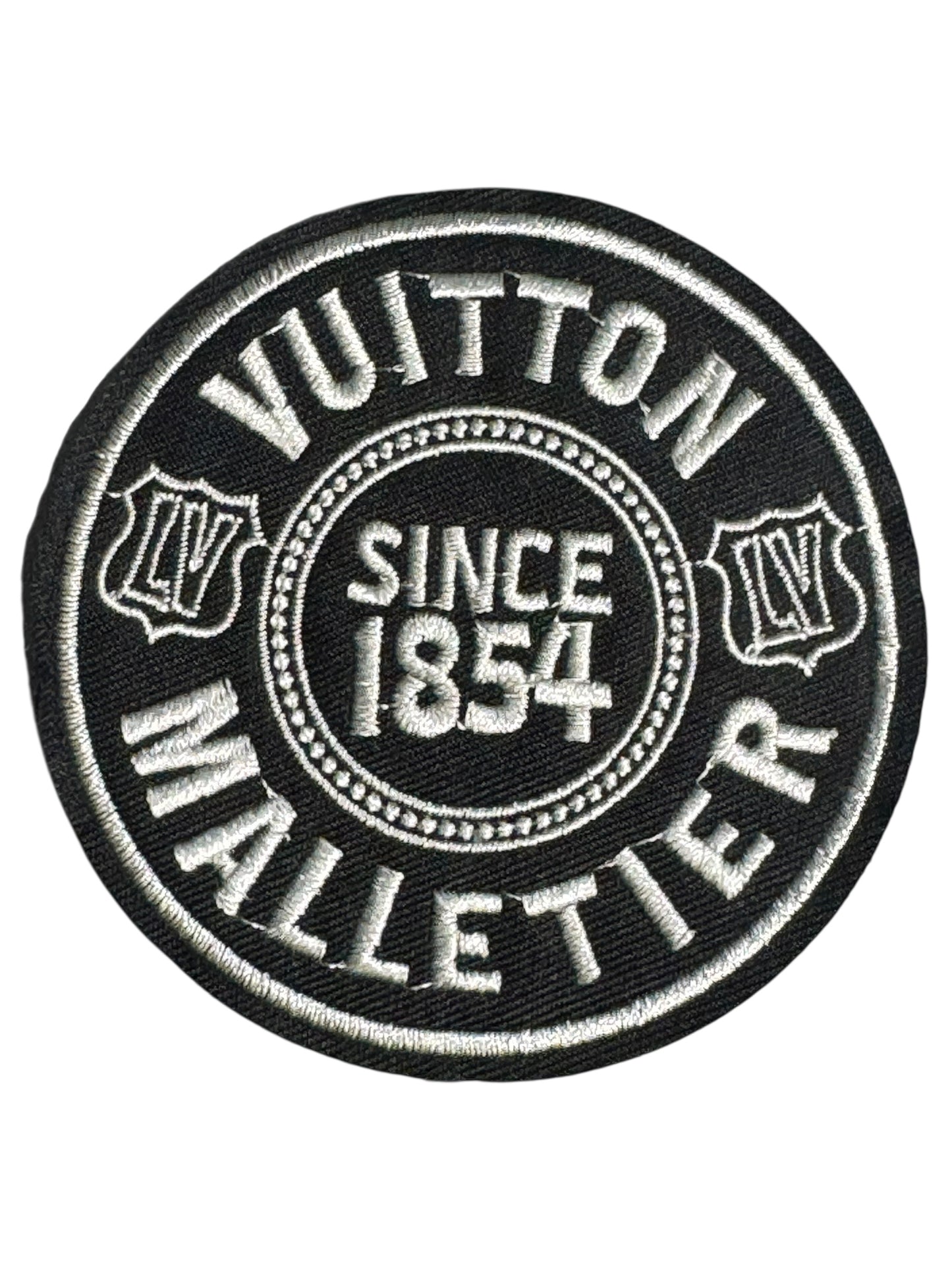 LV-INSPIRED BLACK/WHITE CIRCLE 1854