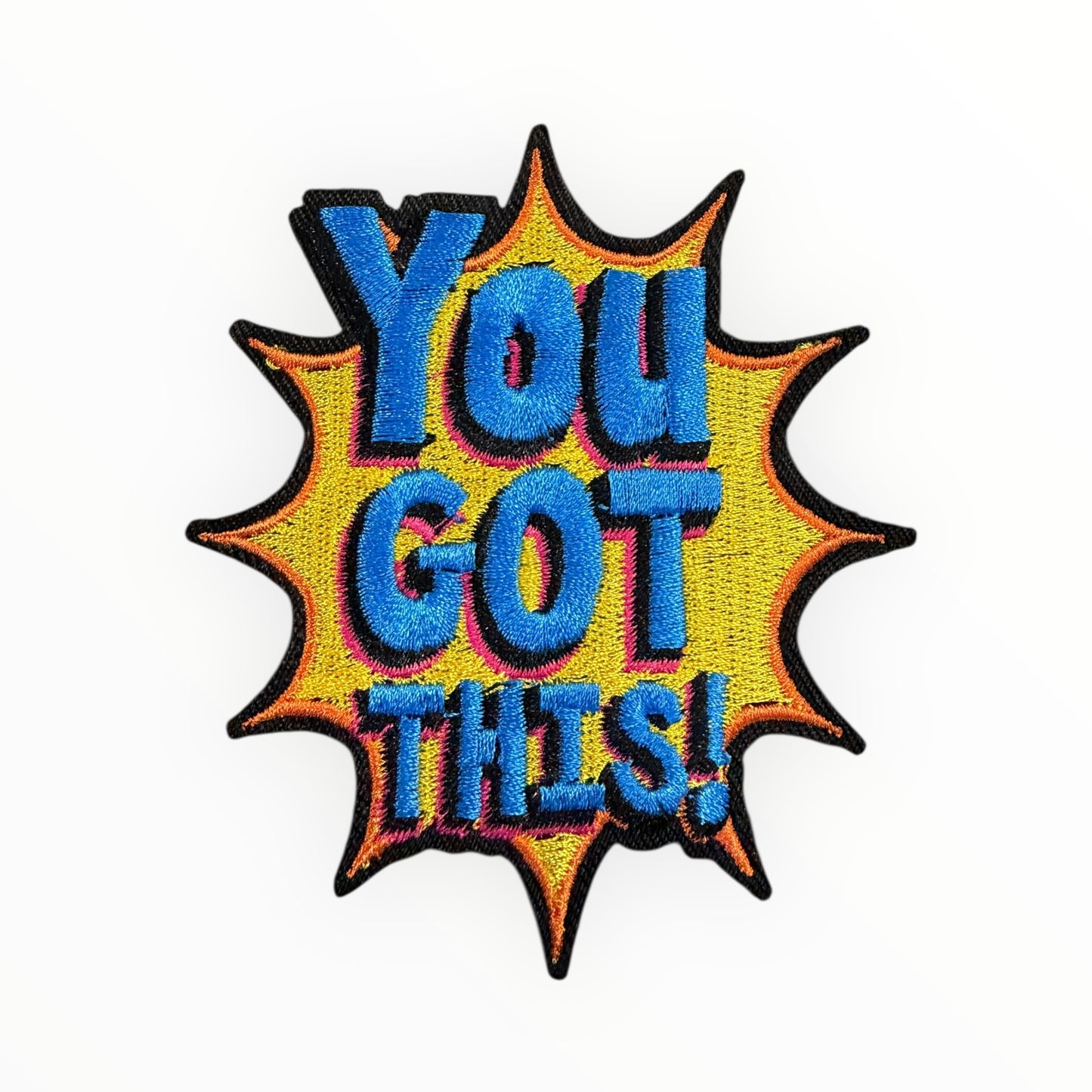 You got this comic burst patch