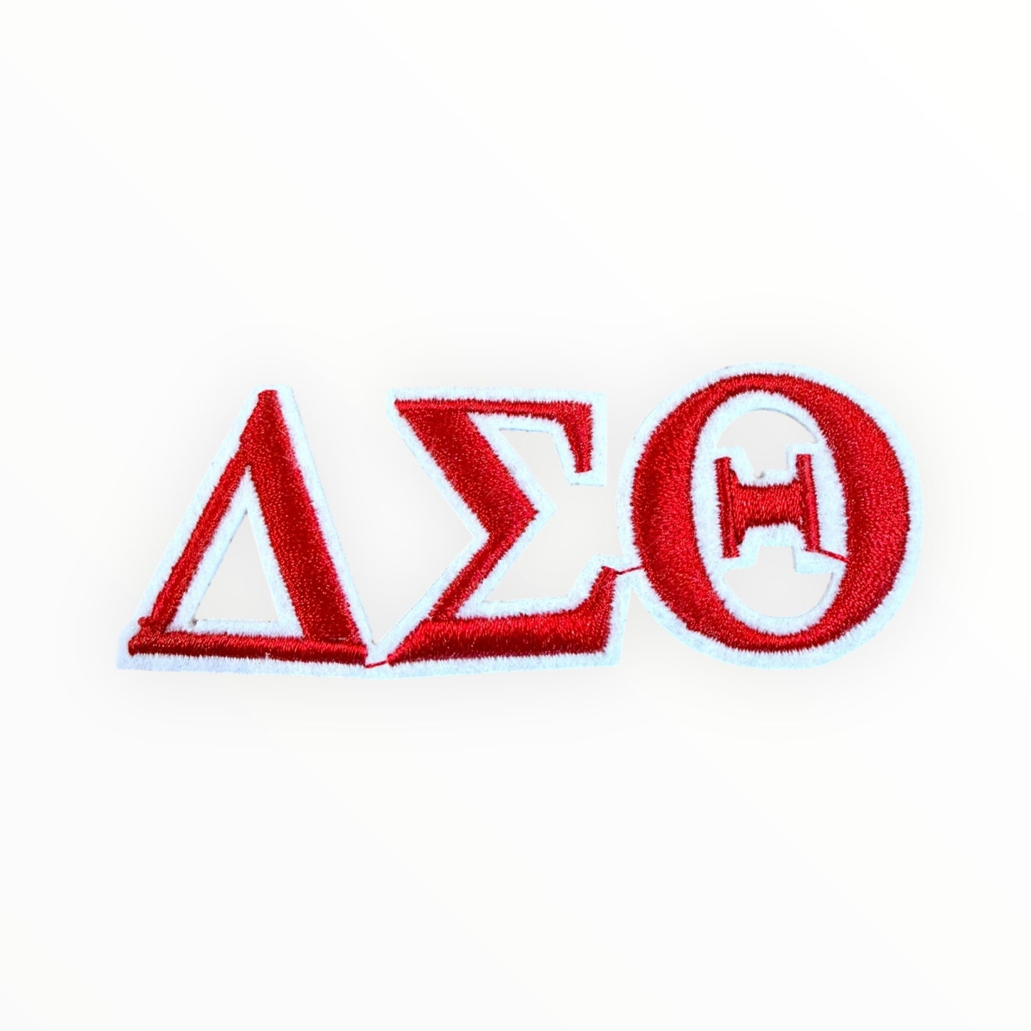 Delta sigma theta letters patch