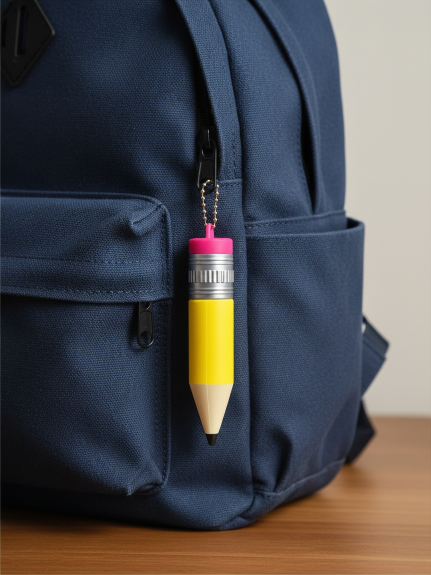 3D Printed Pencil Chapsick Holder Keychain