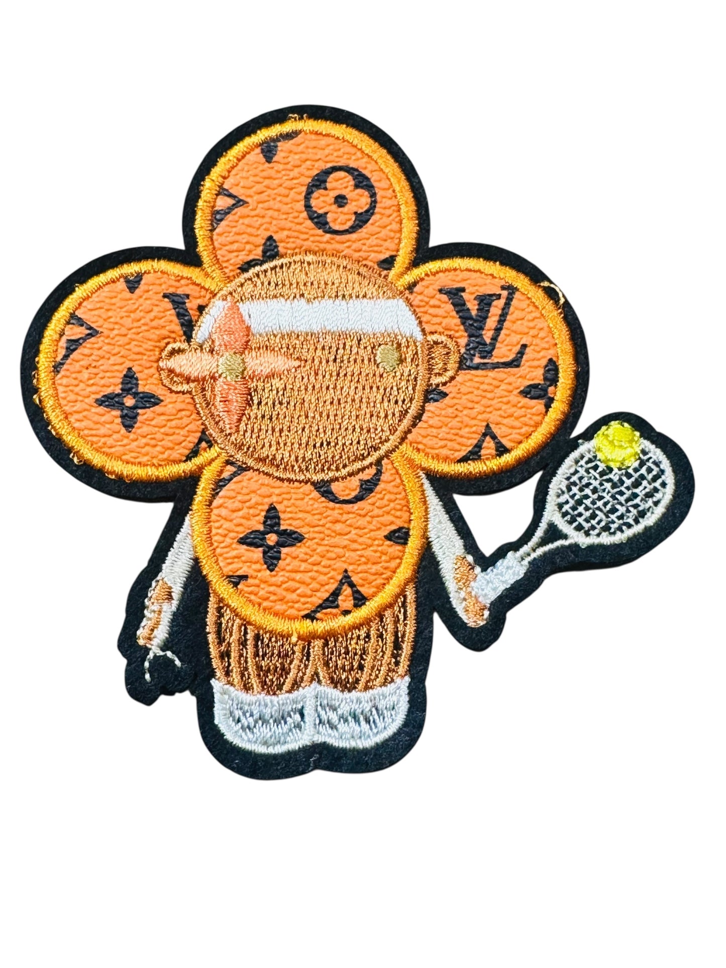 LV-INSPIRED ORANGE FAUX LEATHER VIVI