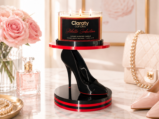 Stiletto Candle Holder | Cocktails & Crafts x Claraty Candles Collaboration