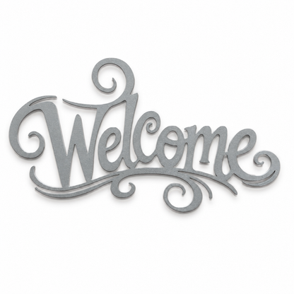3D Printed Welcome Sign | Door Wreath Insert & Home Décor