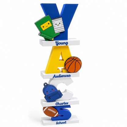 Custom 3D Name Prop with Personalized Add-Ons | School, Sports & Character Theme Display