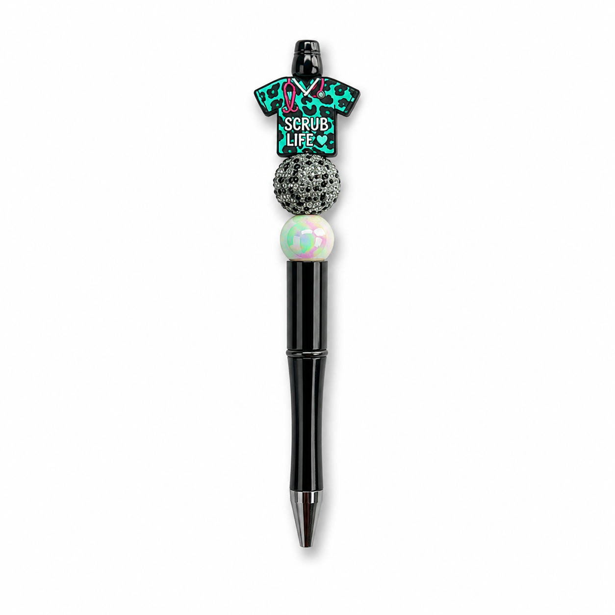 Handmade Beaded Pens – Silicone, Resin & 3D Printed Bead Designs