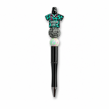 Handmade Beaded Pens – Silicone, Resin & 3D Printed Bead Designs