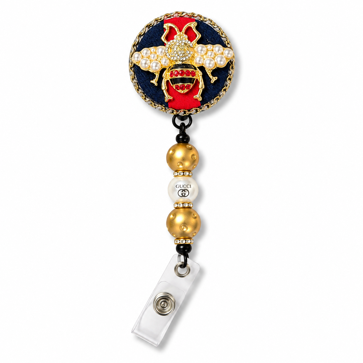Handmade Beaded Badge Reels – Nurse, Faith & Fashion Inspired Designs