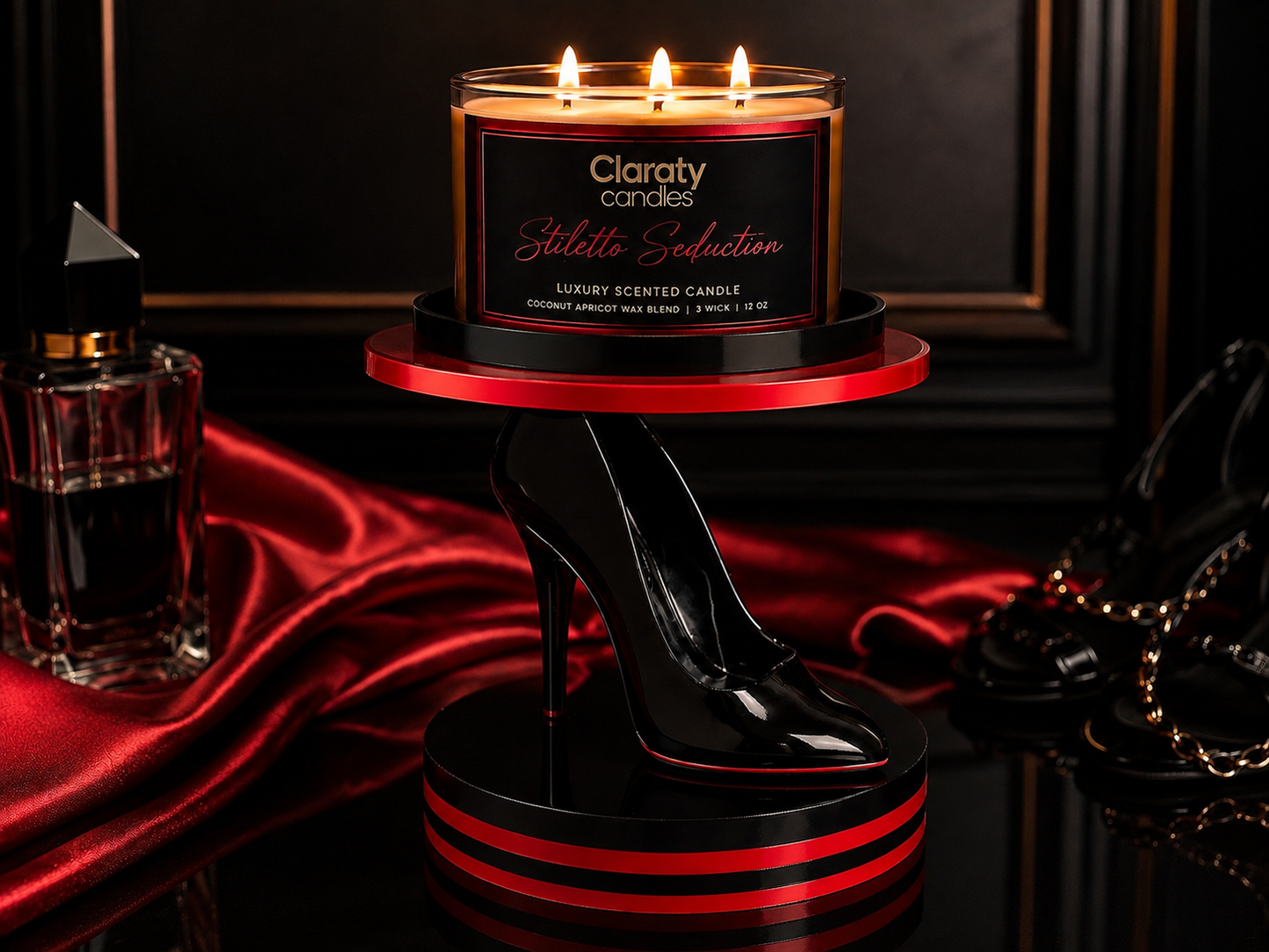 Stiletto Candle Holder | Cocktails & Crafts x Claraty Candles Collaboration