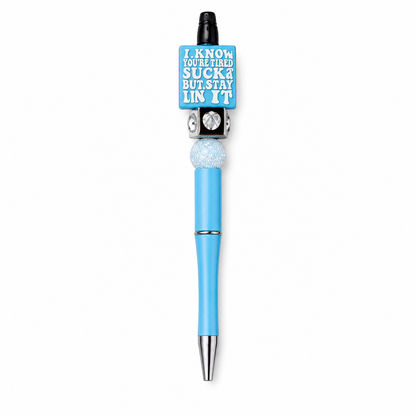 Handmade Beaded Pens – Silicone, Resin & 3D Printed Bead Designs