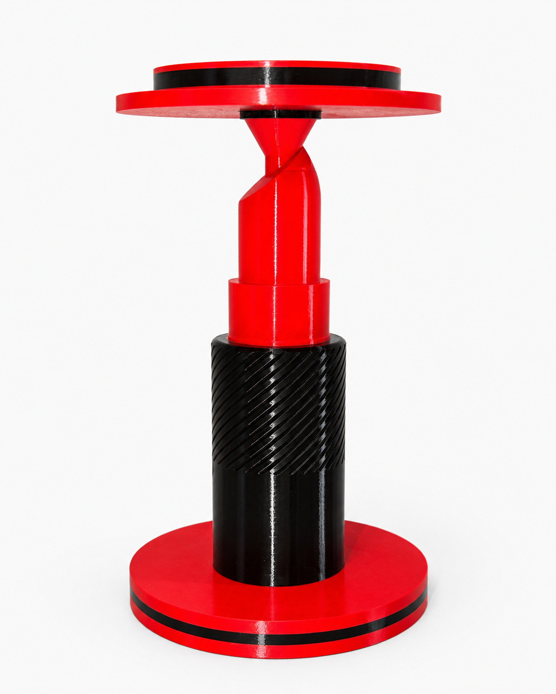 3D Printed Lipstick Candle Holder – Decorative Candle Stand Red
