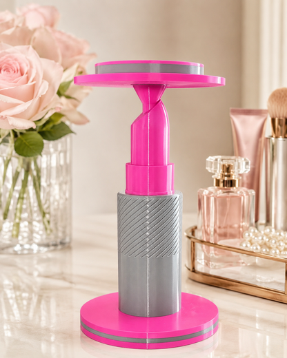 3D Printed Lipstick Candle Holder – Decorative Candle Stand Pink