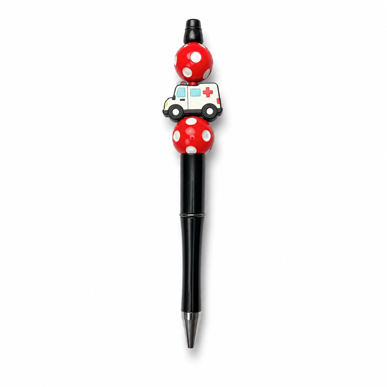 Handmade Beaded Pens – Silicone, Resin & 3D Printed Bead Designs