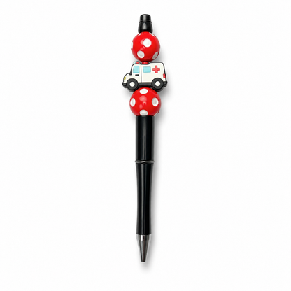 Handmade Beaded Pens – Silicone, Resin & 3D Printed Bead Designs