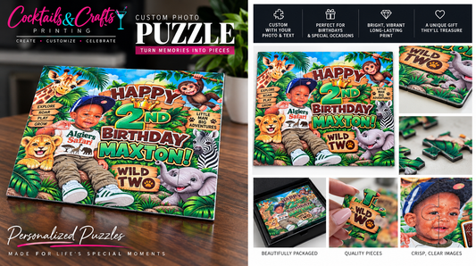 Custom Photo Waterproof Puzzle | Personalized Birthday, Memorial & Keepsake Puzzle