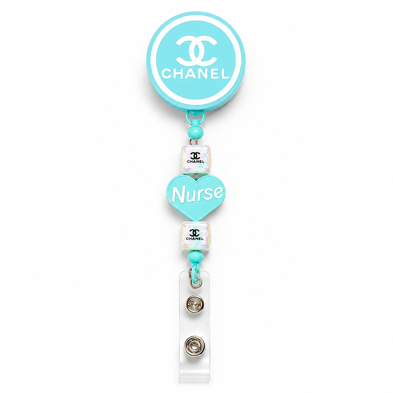 Handmade Beaded Badge Reels – Nurse, Faith & Fashion Inspired Designs