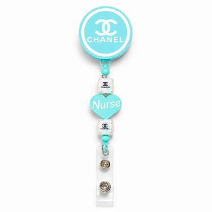Handmade Beaded Badge Reels – Nurse, Faith & Fashion Inspired Designs