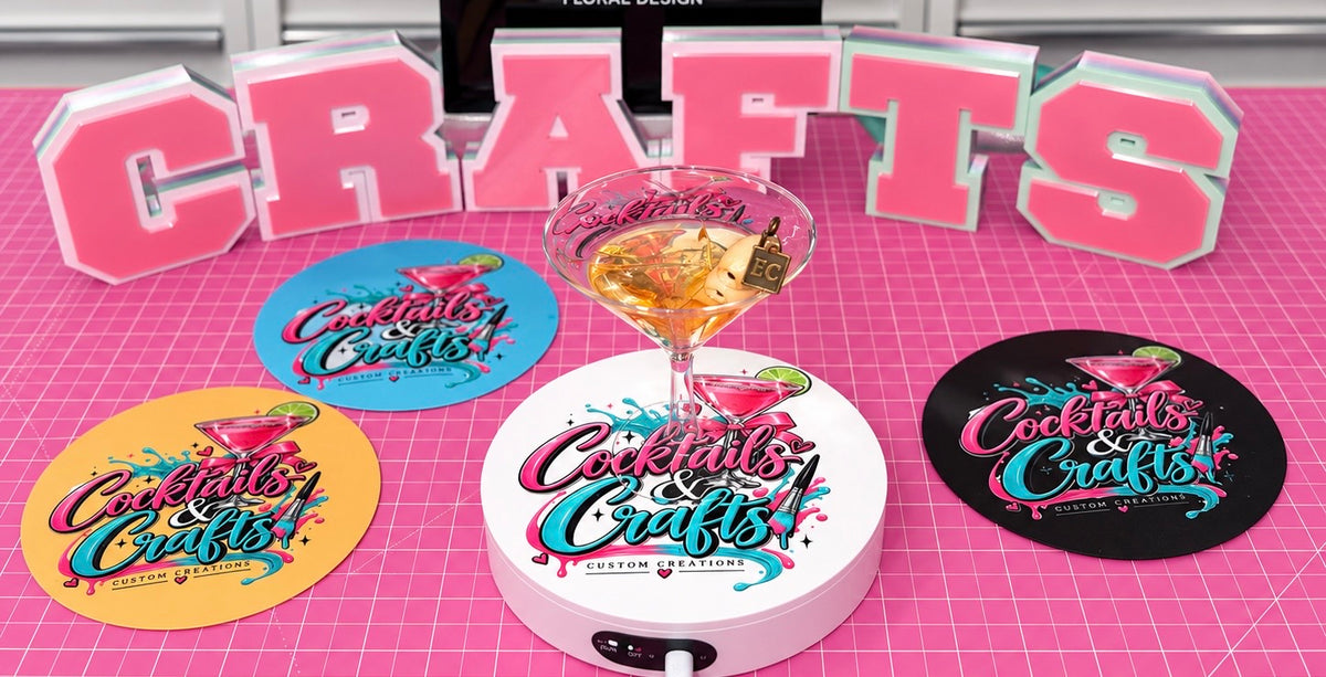Custom UV Printed 360° Automatic Rotating Display Stand – Personalized Electric Product Display