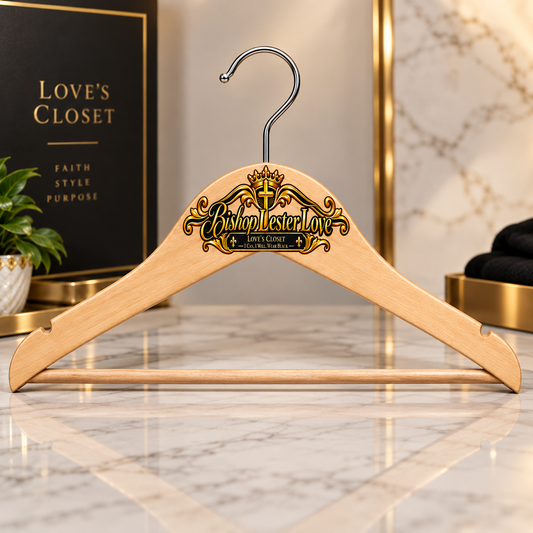 Custom Personalized Wooden Hangers (Set Of 4)